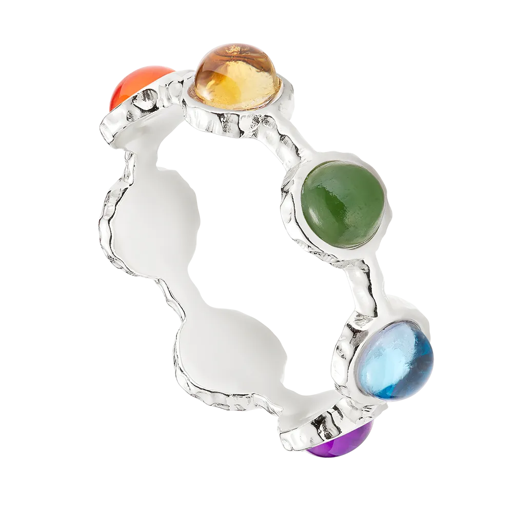 anello7chakra-soli-martellato-bianco120