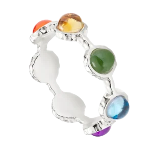 Anello CHAKRA 7 Pietre