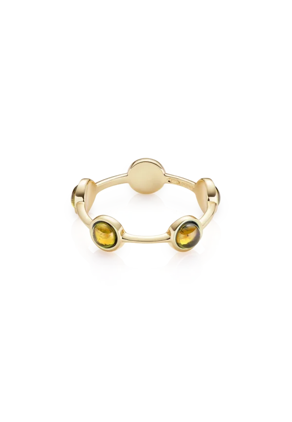 Anello Essenza Quarzo Citrino in Argento 925 con Pietra Naturale